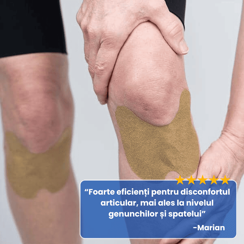 Set 40 plasturi cu pelin pentru dureri articulare si musculare