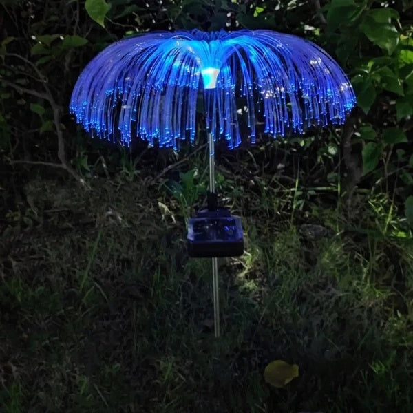 Set 4 Lămpi Solare LED Tip Palmier RGB - Iluminat Decorativ In Grădină